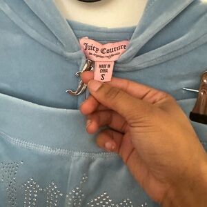Juicy Couture Light Blue Hoodie